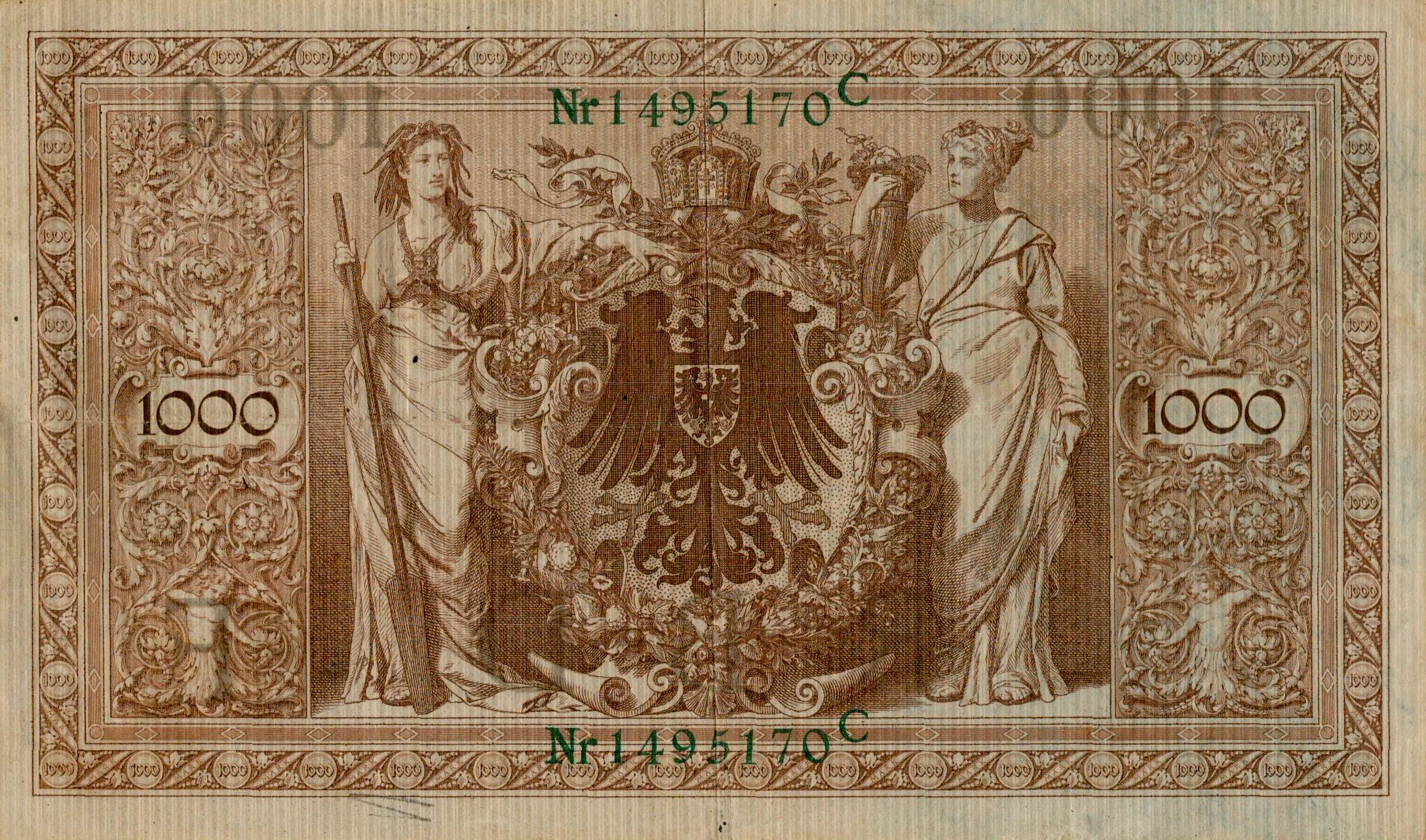 Germany 1000 1910 XF P-45/b